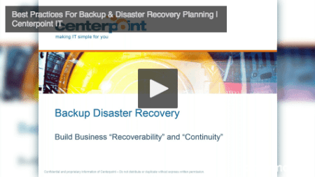 Best Practices For Backup and Disaster Recovery Planning